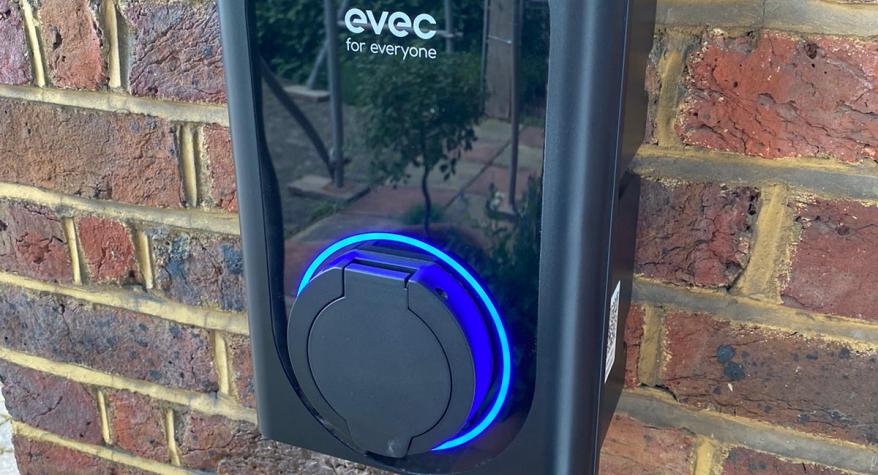 EVEC EV Charger installation in Beckenham by PBA Electrical & Renewables