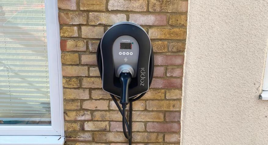 Zappi EV Charger Installation in Eccles, Aylesford by PBA Electrical & Renewables