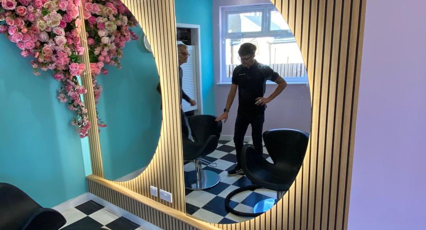 Hair Salon Electrical Refurbishment in Kent - PBA Electrical & Renewables