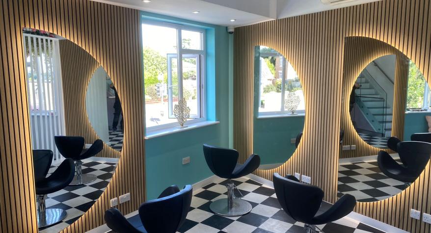 Hair Salon Electrical Refurbishment in Kent - PBA Electrical & Renewables