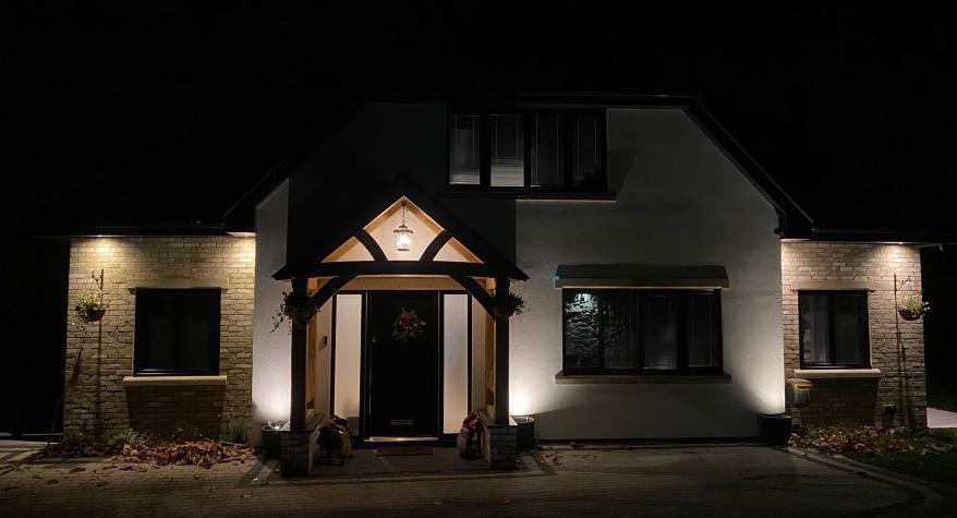 Outdoor Lighting - High End New Build, Offham Nr Maidstone - PBA Electrical & Renewables