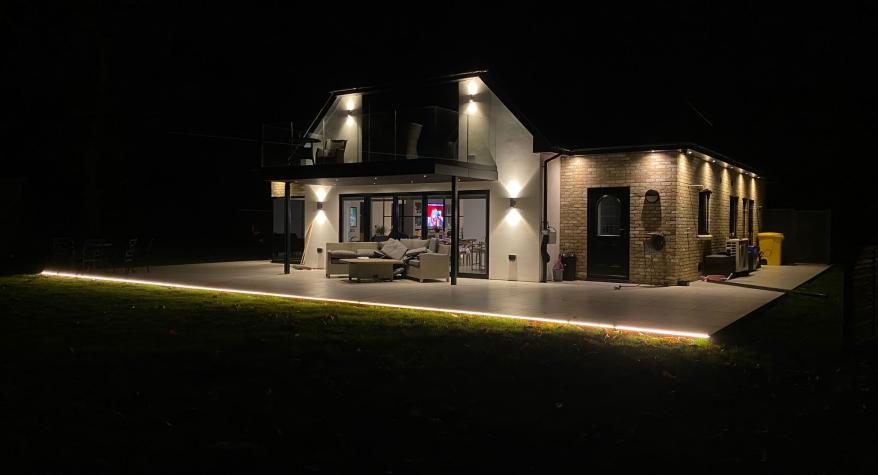 Outdoor Lighting - High End New Build, Offham Nr Maidstone - PBA Electrical & Renewables