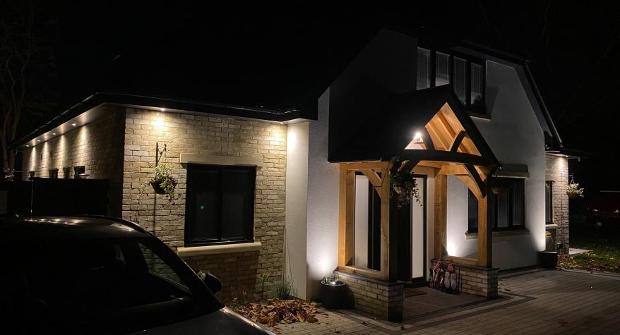 Outdoor Lighting - High End New Build, Offham Nr Maidstone - PBA Electrical & Renewables