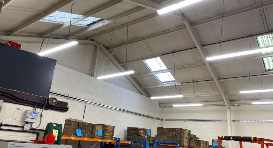 Commercial LED lighting upgrade, Mereworth, Kent - PBA Electrical & Renewables