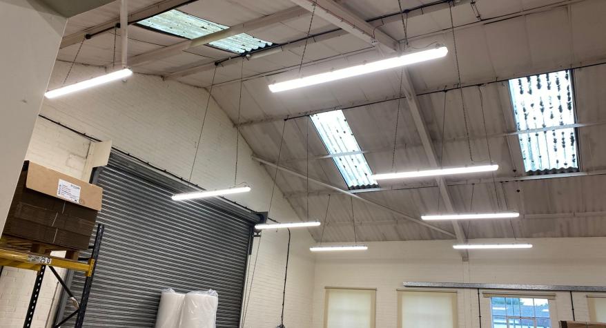 Commercial LED lighting upgrade, Mereworth, Kent - PBA Electrical & Renewables