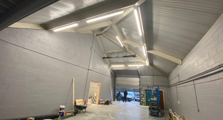 Commercial Lighting upgrade in Larkfield Kent - PBA Electrical & Renewables